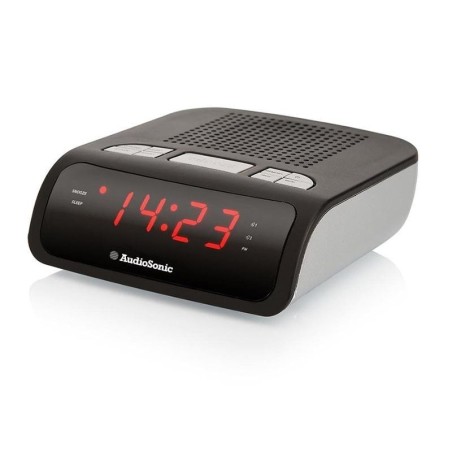 pCon el reloj despertador CL 1459 podra despertarse con su emisora de radio favorita Ademas el reloj despertador cuenta con dos