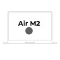 Apple macbook air 13.6'/ m2 8-core cpu/ 8GB 256GB SSD 8-core gpu/ gris espacial