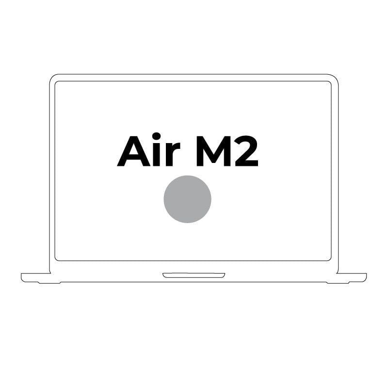 Apple macbook air 13.6'/ m2 8-core cpu/ 8GB 256GB SSD 8-core gpu/ plata