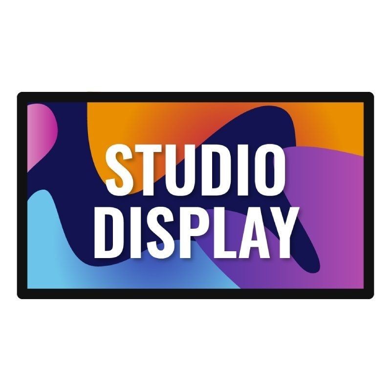 Apple studio display 27" 5k/ cristal nanotexturizado/ soporte vesa