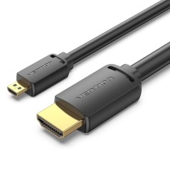 ph2Vention Cable HDMI 20 micro HDMI macho HDMI macho Negro h2El cable Vention HDMI 20 admite imagenes 4K hasta 60 Hz brLos term