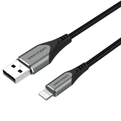 h2Cable USB MFi para iPhone 12 Max 11 Xs X 8 Plus h2divCarga USB para iPhone 12 Mini 24A Carga rapida Cable de datos del cargad