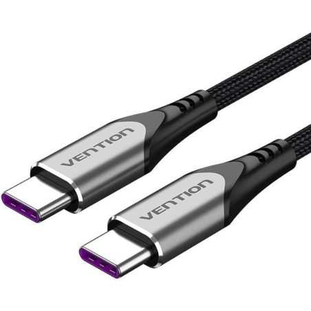 h2Cable de carga rapida Vention USB C a USB C 20 compatible con PD100W h2divh2Carga rapida h2p2 25 horas puede estar llena de M