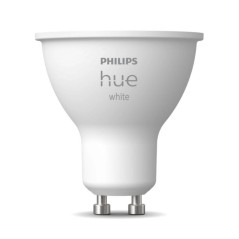 h2GU10 Focos inteligentes h2 Lleva la luz inteligente a los focos de tu hogar con esta bombilla LED inteligente GU10 que propor