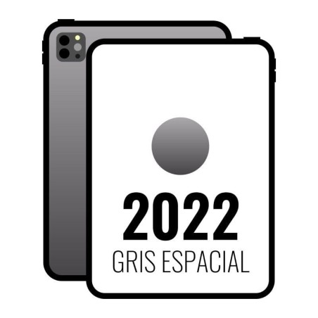 Apple ipad pro 12.9' 2022 6th wifi cell/ 5G m2/ 128GB gris espacial - mp1x3ty/a