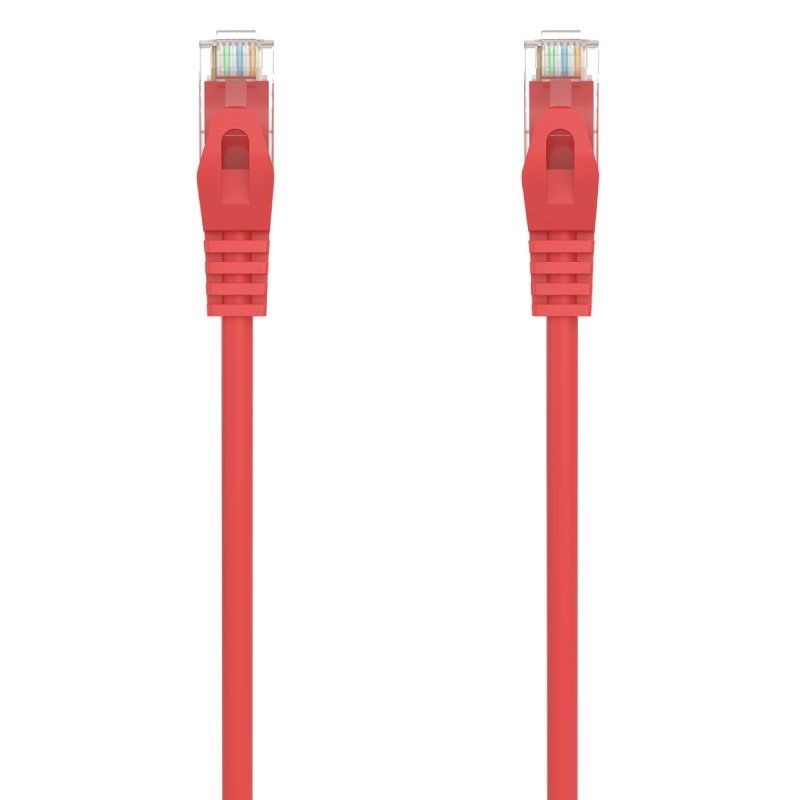 Cable de Red RJ45 awg24 utp aisens a145-0556 Cat.6A lszh/ 25cm/ rojo