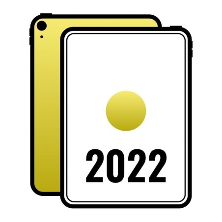 Apple ipad 10.9 2022 10th wifi cell/ 5Ga14 bionic/ 64GB amarillo - mq6l3ty/a