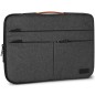Funda subblim air padding 360 sleeve para portátiles hasta 15.6" gris oscuro