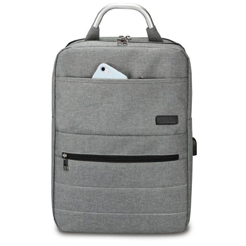 Mochila subblim elite airpadding backpack para portátiles hasta 15.6" puerto usb/ gris