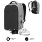 Mochila subblim secure v2 ap para portátiles hasta 15.6" puerto usb/ antirrobo/ gris Mochila subblim secure v2 ap para portátiles hasta 15.6" puerto usb/ antirrobo/ gris