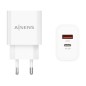 Cargador de pared aisens a110-0681/ 1xusb tipo-c/ 1xusb/ 20w Cargador de pared aisens a110-0681/ 1xusb tipo-c/ 1xusb/ 20w
