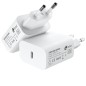 Cargador de pared leotec lecsph20w1w/ 1xusb tipo-c/ 20w Cargador de pared leotec lecsph20w1w/ 1xusb tipo-c/ 20w