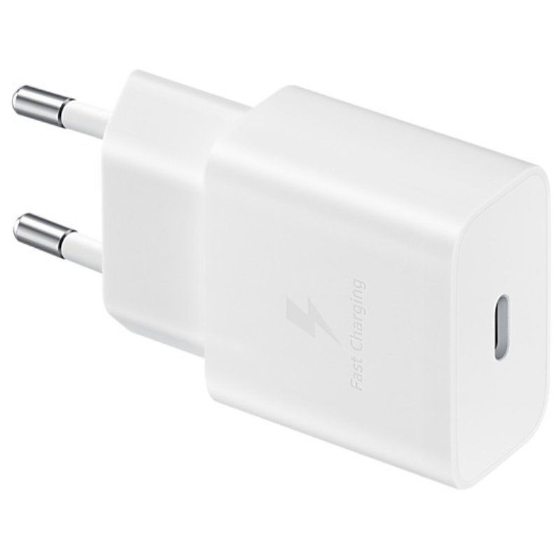 Samsung EP-T1510N Cargador de Pared 1x USB Tipo-C 15W Blanco Samsung EP-T1510N Cargador de Pared 1x USB Tipo-C 15W Blanco