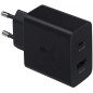 Cargador de pared samsung ep-ta220nbe/ 1xusb tipo-c/ 1xusb/ 35w Cargador de pared samsung ep-ta220nbe/ 1xusb tipo-c/ 1xusb/ 35w