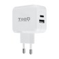 Cargador de pared TooQ tqwc-2sc02wt/ 1xusb tipo-c/ 1x usb/ 27w
