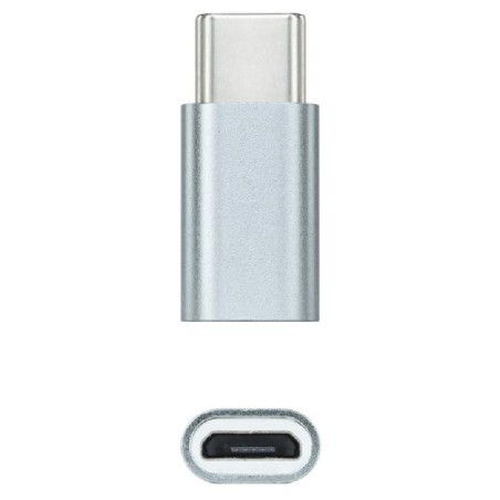 ph2Adaptador USB C a Micro USB USB C M Micro B H Aluminio Gris h2brh2Especificacion h2ul liSe utiliza para adaptar un cable con
