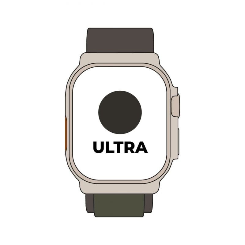 Apple watch ultra/ gps/ cellular/ 49mm/ caja de titanio/ correa loop alpine verde s
