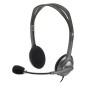 Auriculares logitech h111/ con micrófono/ jack 3.5/ negros Auriculares logitech h111/ con micrófono/ jack 3.5/ negros