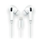 Auriculares tech one tech eartech hop tec1202/ con micrófono/ lightning/ blancos