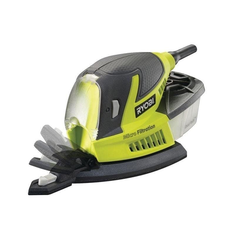 Lijadora triangular ryobi rps100-s/ 100w/ incluye bolsa de transporte