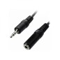 Adaptador jack 3.5 3go ca104/ jack 3.5 macho - jack 3.5 hembra/ 3m