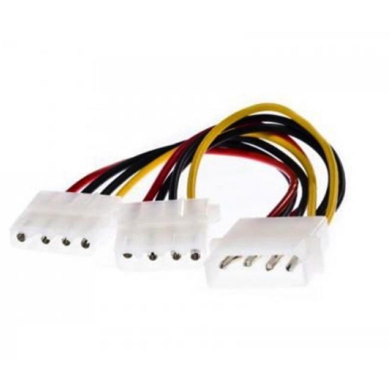 Cable duplicador molex 3go cmolexy/ molex macho - 2 x molex hembra