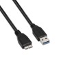 Cable usb 3.0 aisens a105-0044/ usb macho - microusb macho/ 2m/ negro