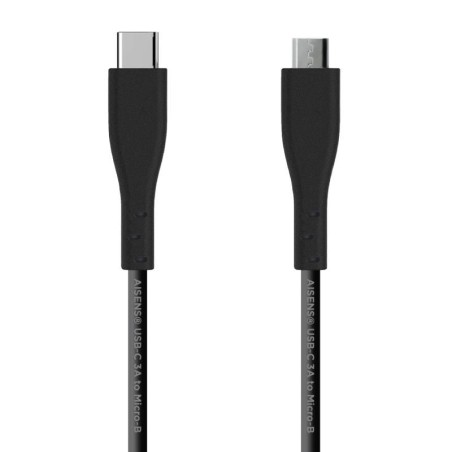 pul liCable USB 20 con conector tipo USB C macho en un extremo y tipo Micro B macho en el otro li liIdeal para conectar su disp