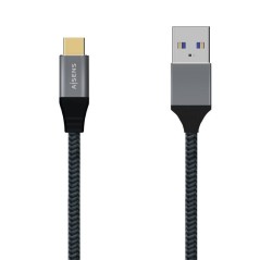 pbAISENS CABLE USB 31 GEN2 ALUMINIO 10GBPS 3A TIPO USB C M A M GRIS 20M b ppCable USB 31 GEN2 10Gbps con conector tipo USB C ma