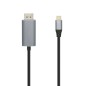 Cable displayport aisens a109-0395/ usb tipo-c macho - displayport macho/ 1.8m/ negro Cable displayport aisens a109-0395/ usb tipo-c macho - displayport macho/ 1.8m/ negro