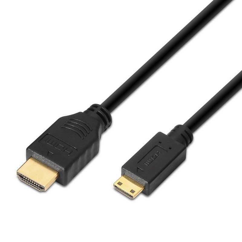 Cable hdmi aisens a119-0114/ hdmi macho - mini hdmi macho/ 1.8m/ negro