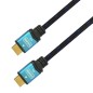 Cable hdmi 2.0 4k aisens a120-0355/ hdmi macho - hdmi macho/ 50cm/ negro/ azul