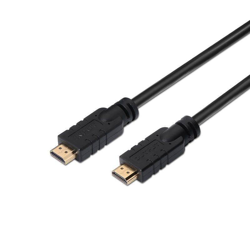 pul liCable HDMI V20 premium alta velocidad con Ethernet con conector tipo A macho en ambos extremos Incluye repetidor con chip