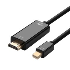 pCable conversor MINI DP macho en un extremo y HDMI macho en el otrobrNota MINI DP funciona como entrada de senal y HDMI funcio