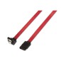 Cable sata aisens a130-0156/ sata hembra - sata hembra/ 50cm/ rojo
