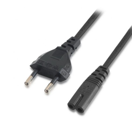 pul li Cable alimentacion de forma 8 para cargador portatiles dispositivos AV etc Fabricado con conductor 100 cobre de AWG18 pa