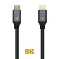 Cable hdmi 2.1 8k aisens a150-0428/ hdmi macho - hdmi macho/ 2m/ gris negro