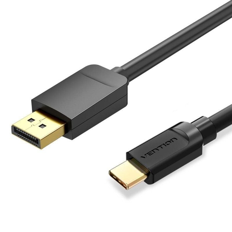 Cable conversor Vention cgybh/ usb tipo-c macho - displayport macho/ 1m negro