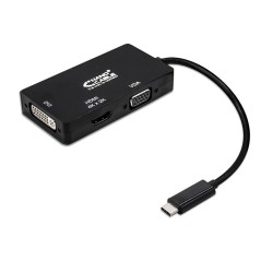 pPermite transmitir senales de una fuente USB C Modo alternativo o Thunderbolt 3 a una pantalla VGA DVI o HDMIbrCompatible con 