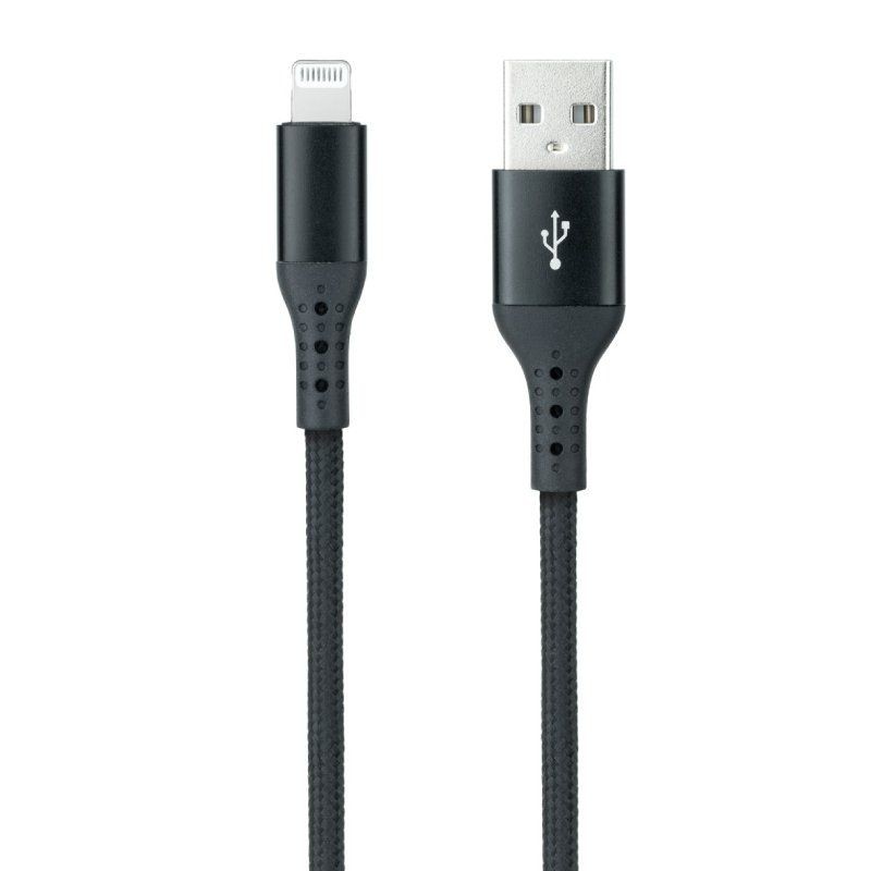Cable usb 2.0 lightning nanocable 10.10.0401-cobk/ usb macho - lightning macho/ 1m negro