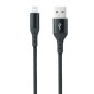 Cable usb 2.0 lightning nanocable 10.10.0401-cobk/ usb macho - lightning macho/ 1m negro