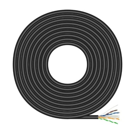 pul liBobina cable de red CAT6 UTP CCA aleacion rigido para uso exterior calidad garantizada li liLa capa exterior del cable es