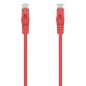 Cable de Red RJ45 awg24 utp aisens a145-0559 Cat.6A lszh/ 1m rojo