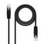 Cable de Red RJ45 utp nanocable 10.20.0400-l30 cat.6/ 30cm/ negro