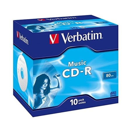 Cd-r verbatim music 16X caja-10uds