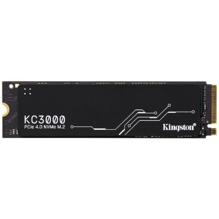 Disco SSD kingston kc3000 512GB m.2 2280 pcie 4.0 con disipador de calor