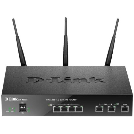 pD Link DSR 1000AC Wireless AC Unified Services VPN Router proporciona avanzadas funcionalidades VPN administracion de segurida