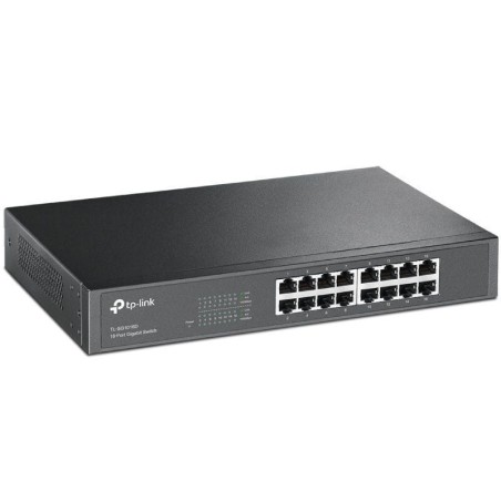 PEl Switch TL SG1016D Gigabit Ethernet le ofrece una actualizacion de alto rendimiento a bajo costo facil de usar sin fisuras y