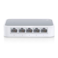 pEl Conmutador Fast Ethernet TL SF1005D con 5 puertos a 10 100Mbps cuenta con 5 puertos RJ45 con autonegociacion a 10 100Mbps T