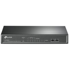 ph2Switch Fast Ethernet profesional con 4 puertos PoE h2pPlug and Play con transmision PoE para vigilancia de hasta 250 m ppTL 